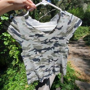 Camouflage Crop top